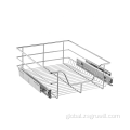 Pantry Unit Rack storage soft close stainless steel pantry larder basket Supplier